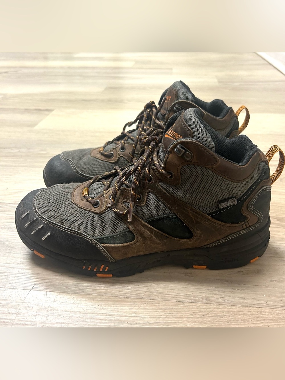 Danner Work Boots Men Sz 10.5 Springfield Black/gray Waterproof Safety Toe Gorp